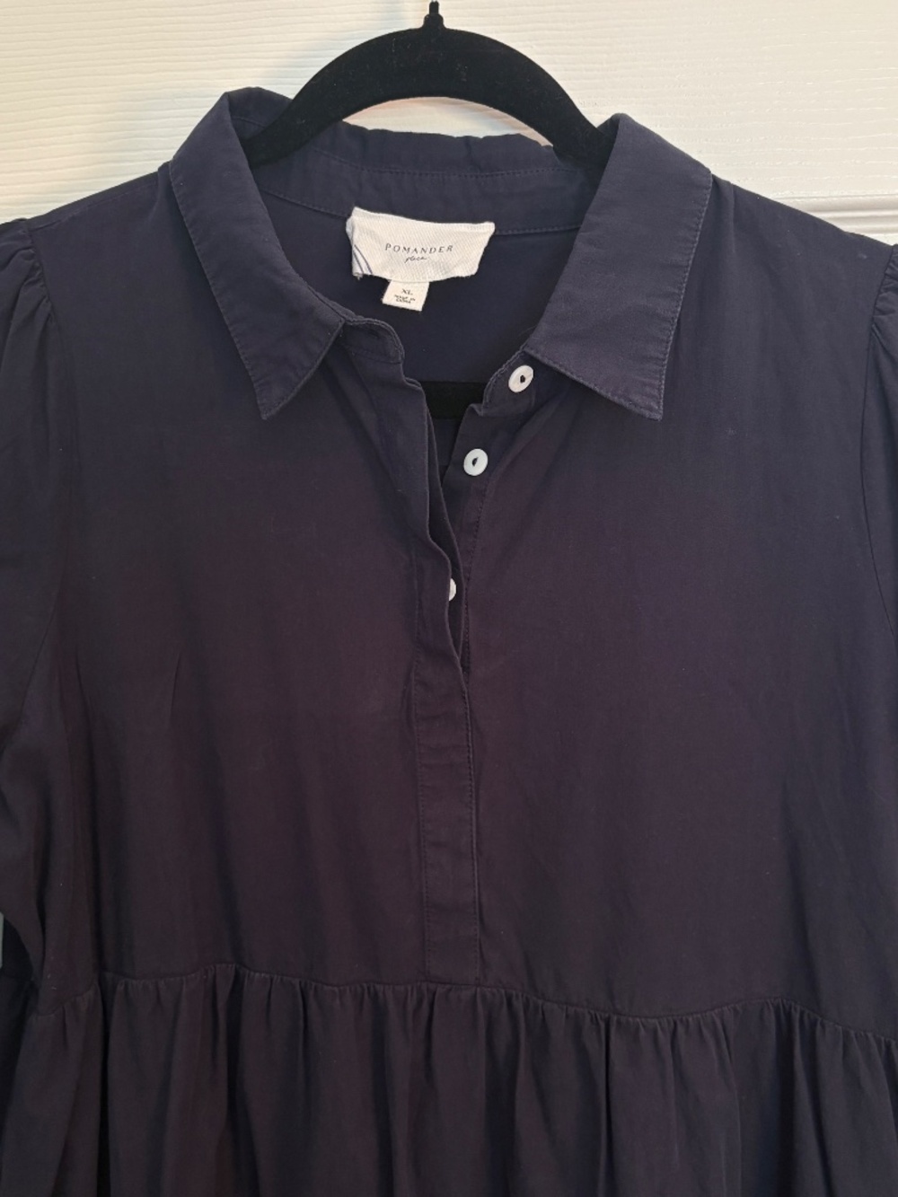 Navy Mabel Midi Dress XL by Pomander Place from Tuckernuck - Picture 4 of 10